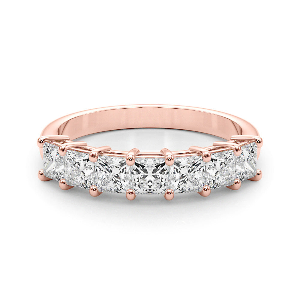 Seven Stone 2.0 ct. Princess Diamond Anniversary Ring-VIRABYANI